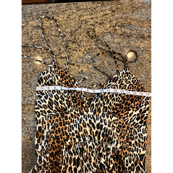 NWT Trashy Diva Valerie Leopard Print Maxi Dress Size 12 Sleeveless Animal Print - Picture 8 of 15